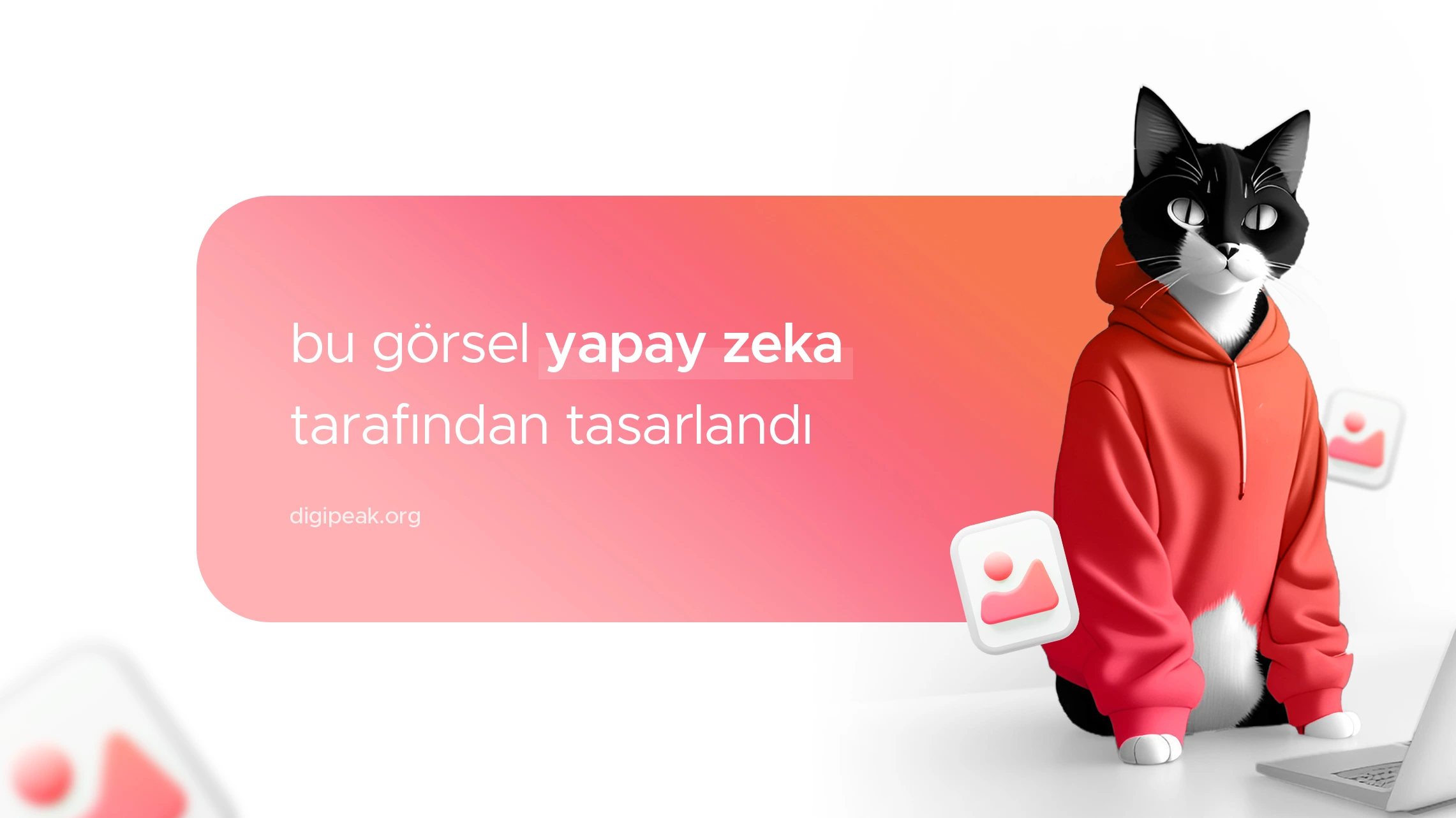 yapay zeka ile tasarlanmış kedi görseli
