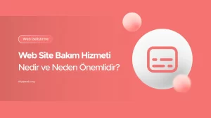 Web Site Bakım Hizmeti