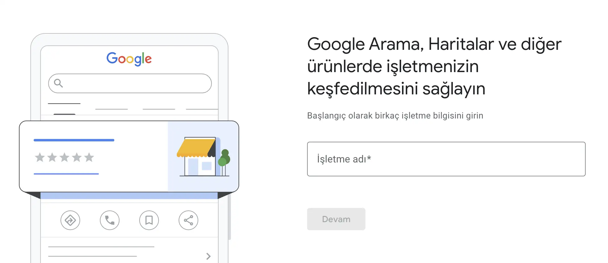 google my business işletme bulma