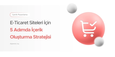 E-Ticaret Siteleri İçin 5 Adımda İçerik Oluşturma Stratejisi