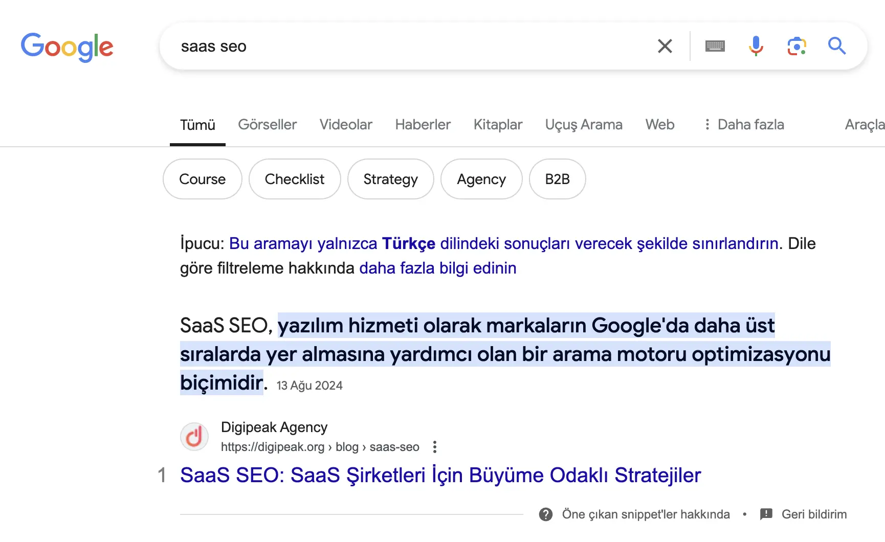 Google'da orgnaik sıralamanın artması