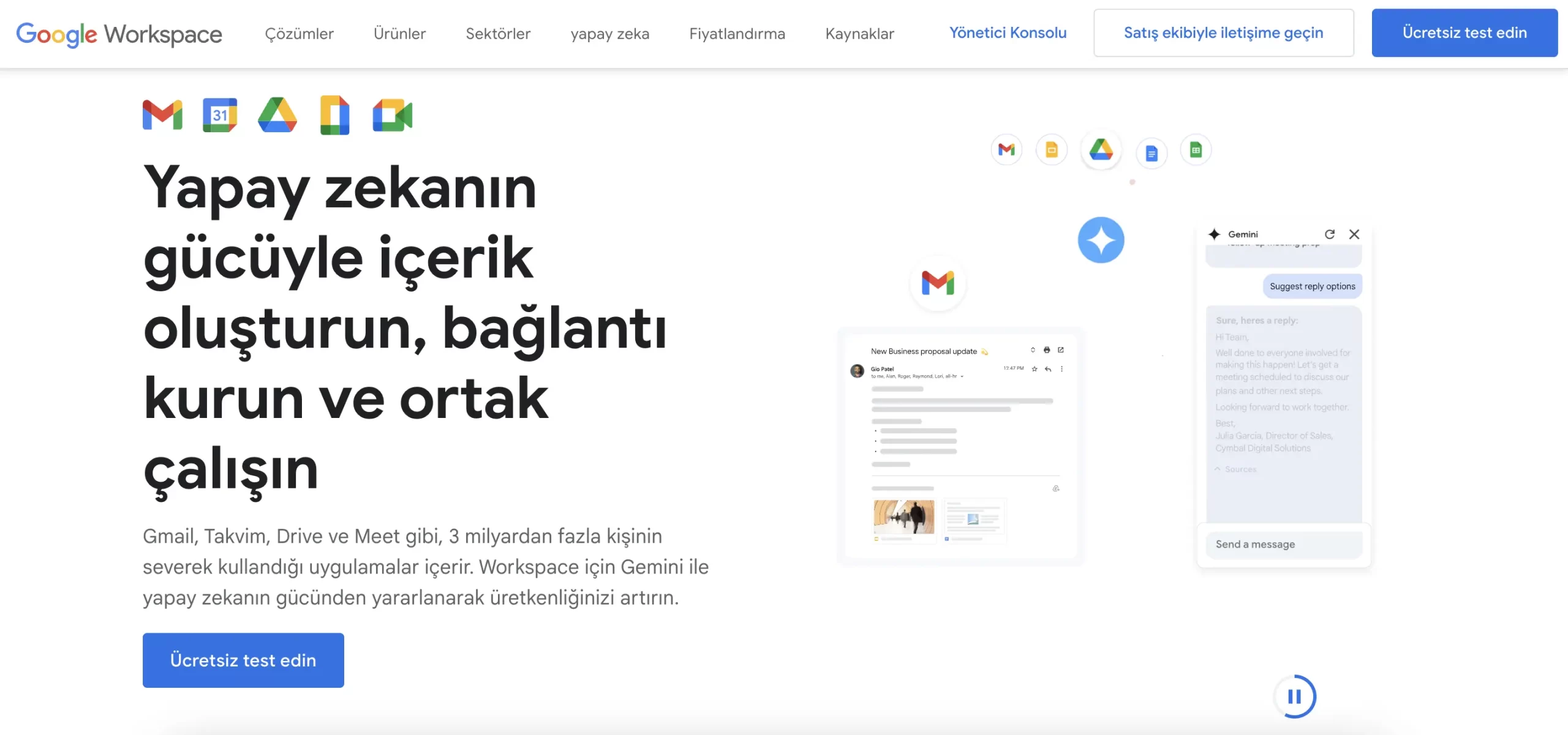 saas şirketi Google Workspace