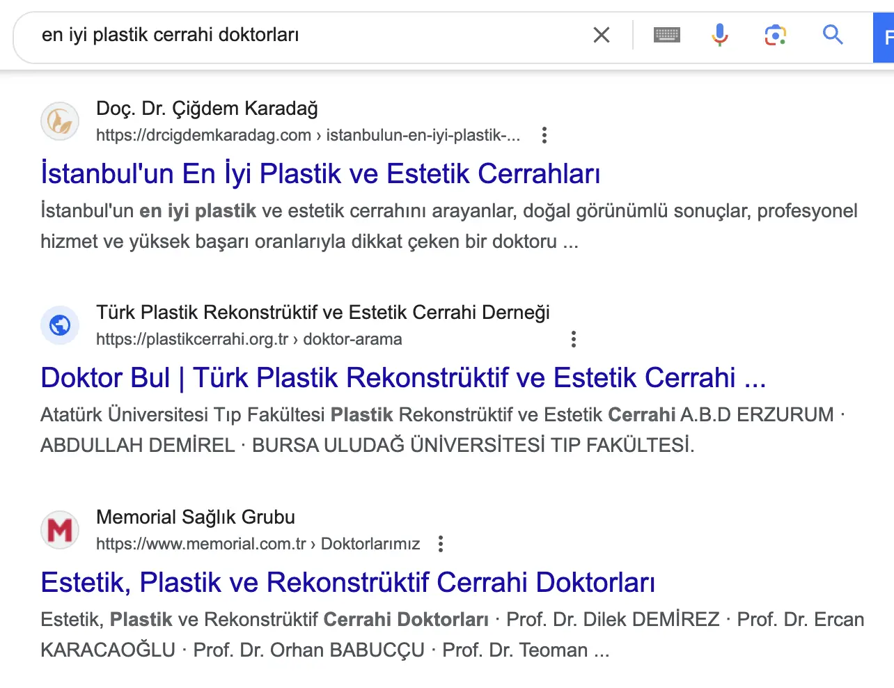 serp araması