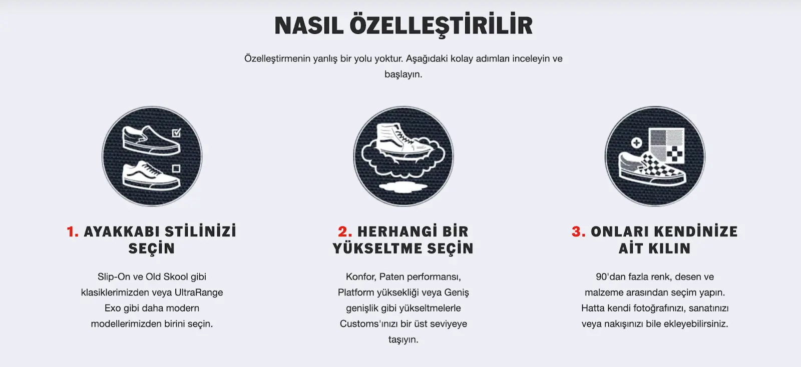 özel vans ayakabı yapma