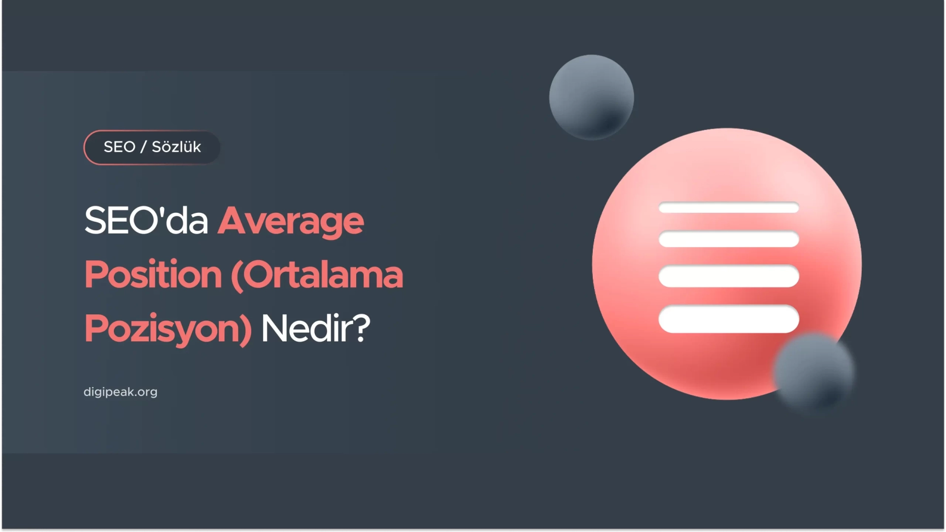 SEO’da Average Position (Ortalama Pozisyon) Nedir?