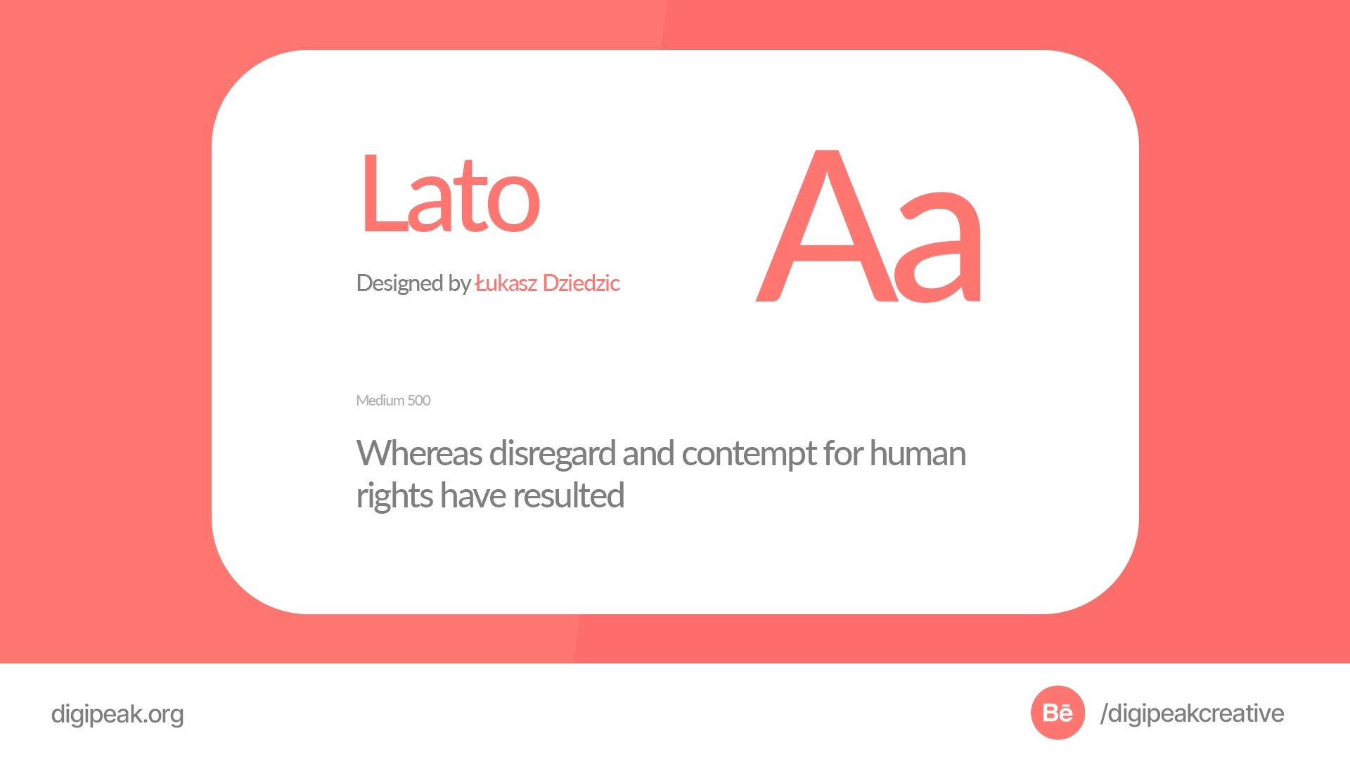 lato font