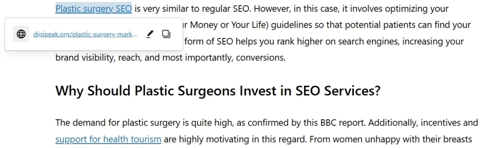 internal linking