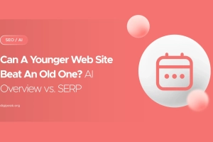 Can A Younger Web Site Beat An Old One? AI Overview vs. SERP